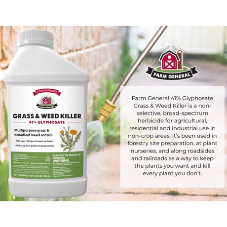 Farm General Weed and Grass Herbicide Concentrate 32 oz