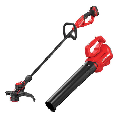CRAFTSMAN V20 13 in. 20 V Battery Blower/Trimmer Kit (Battery & Charger)