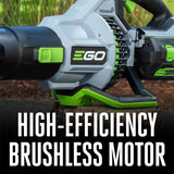 EGO Power+ LB7654 200 mph 765 CFM 56 V Battery Leaf Blower (Battery&Charger) w/ Gutter Cleaning Kit