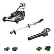 EGO Mower with String Trimmer & Blower