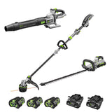 EGO Power+ 26" Hedge Trimmer HT2601, 16 LINE IQ String Trimmer ST1623T, & 880 CFM Leaf Blower Kit