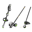 EGO Multi Head with Trimmer and Edger Attachment
