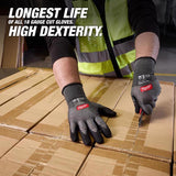 Milwaukee Wear Defense Protection Cut Level 3 Work Gloves Black M 1 pair