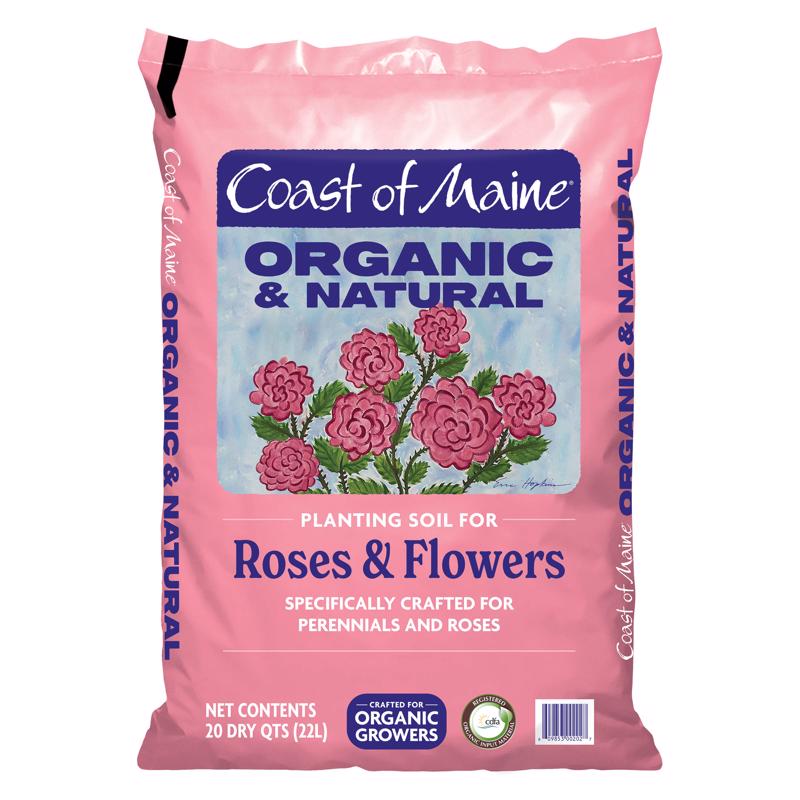 Coast of Maine Organic Flower Planting Soil 20 qt