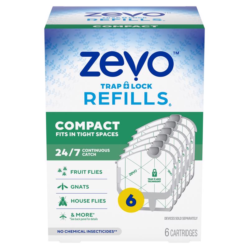 Zevo Compact Flying Insect Trap Refill 6 ct