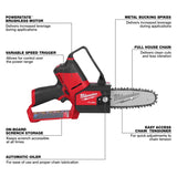 Milwaukee Chainsaw and Battery Bundle
