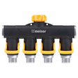 Melnor Metal Threaded 4-Way Shut-off Valve