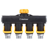 Melnor Metal Threaded 4-Way Shut-off Valve