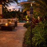 TIKI Brown Bamboo 57 in. Outdoor Torch 1 pc