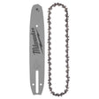 Milwaukee 10 in. Bar and Chain Combo