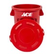 GreenMade Ace Mini 20 oz Red Plastic Trash Can Lid Included