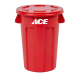 GreenMade Ace Mini 20 oz Red Plastic Trash Can Lid Included