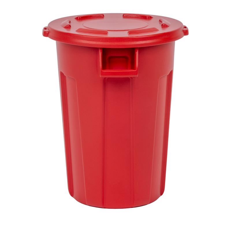 GreenMade Ace Mini 20 oz Red Plastic Trash Can Lid Included