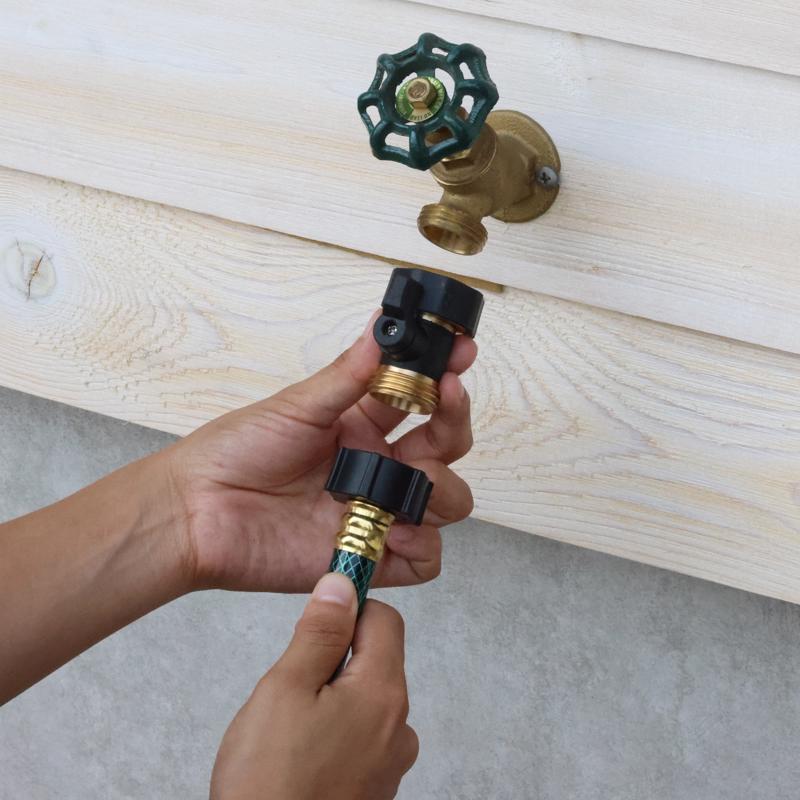 Melnor 3/4, 5/8 and 1/2 in. Metal Threaded Female Hose Valve