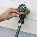 Melnor 3/4, 5/8 and 1/2 in. Metal Threaded Female Hose Valve