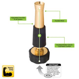 Melnor Adjustable Metal Heavy-Duty Hose Nozzle