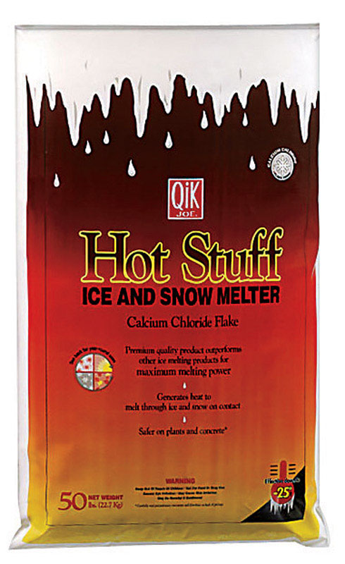 Qik Joe Hot Stuff Calcium Chloride Flake Ice Melt 50 lb