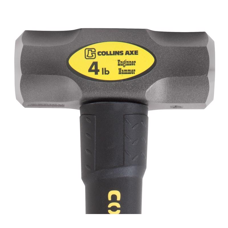 Collins 4 lb Steel Sledge Hammer 15 in. Fiberglass Handle