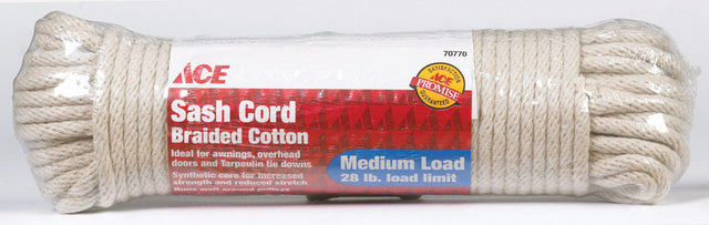 CORD SASH COTTON 1/4X100