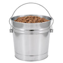 Behrens Gray Locking Lid Metal Pet Food Storage Container For All Pets