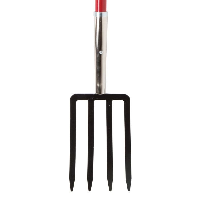 Ace 4 Tine Steel Spading Fork 30 in. Fiberglass Handle