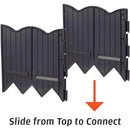 Master Mark 20 ft. L X 6 in. H Plastic Black Poundable Edging