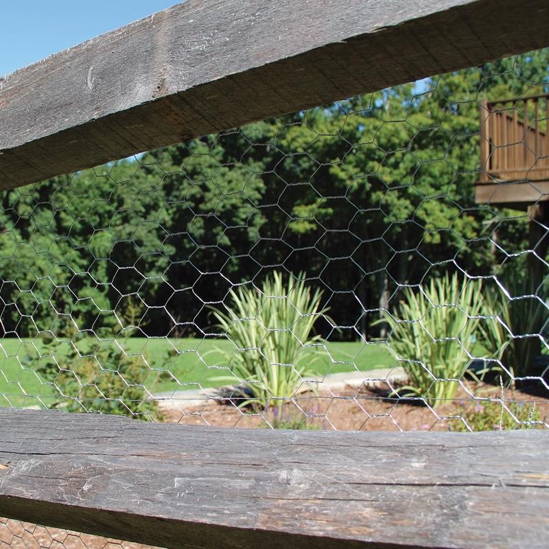 Garden Craft 24 in. H X 150 ft. L Galvanized Steel Poultry Netting 1 in.