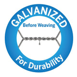Garden Craft 36 in. H X 150 ft. L Galvanized Steel Poultry Netting 1 in.