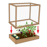 Garden Craft 36 in. H X 150 ft. L Galvanized Steel Poultry Netting 1 in.