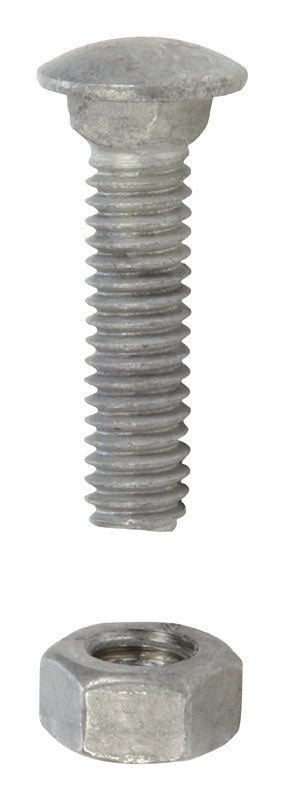 YardGard 5/16 in. X 1-1/4 in. L Galvanized Steel Carriage Bolt