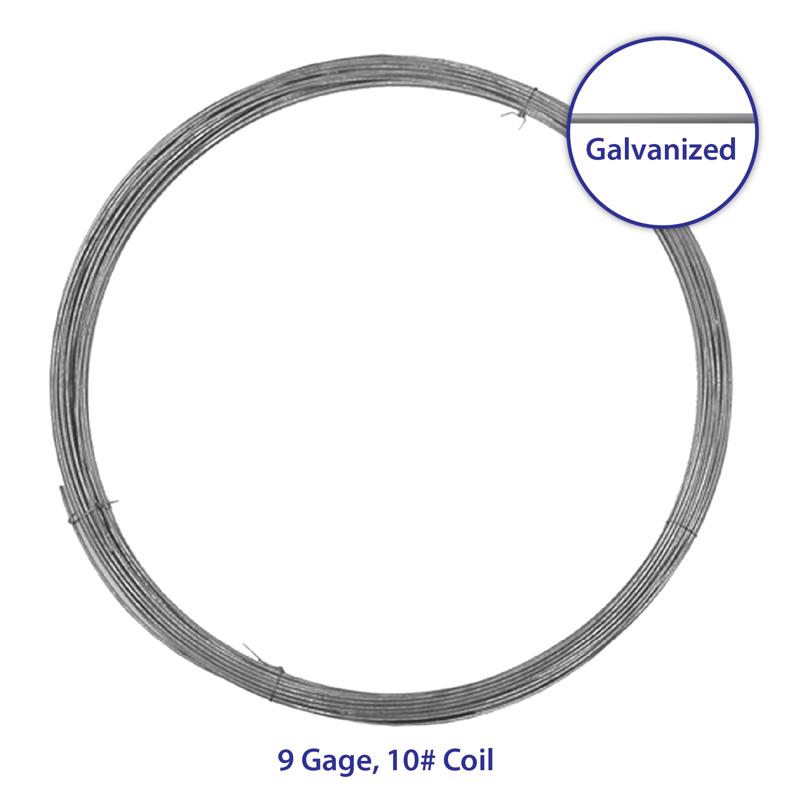 YardGard 2040 in. L Galvanized Silver Steel Tension Wire 1 pk
