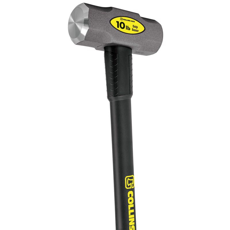 Collins 10 lb Steel Sledge Hammer 35 in. Fiberglass Handle