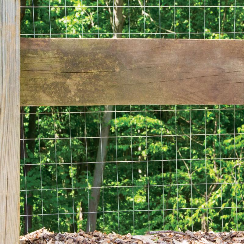 Garden Craft 48 in. H X 50 ft. L Steel Welded Wire Fence 2x3 in.