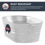 Behrens 2 gal Steel Tub Oval