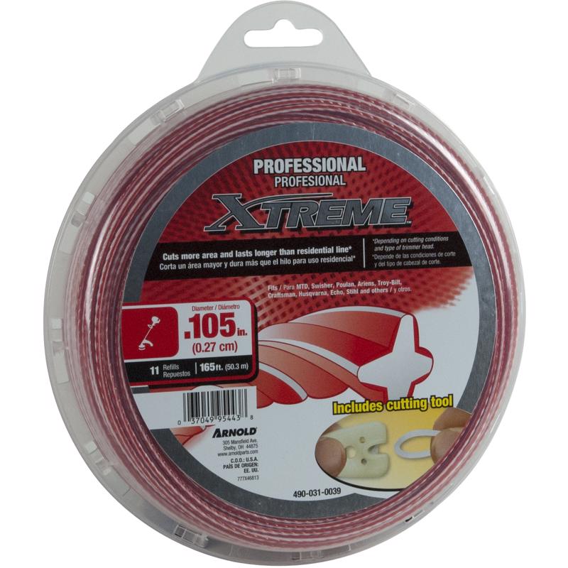 Arnold Xtreme Professional Grade 0.105 in. D X 165 ft. L Trimmer Line