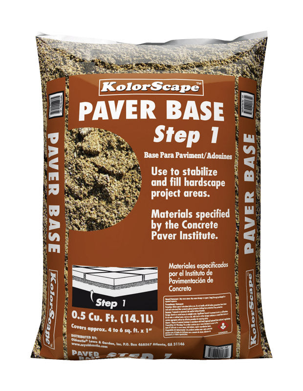 PAVER BASE 0.5 CF BRWN