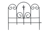 GARDEN EDGE W/FINIAL BLK