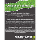 MaxPower 22 in. Mulching Mower Blade For Walk-Behind Mowers 1 pk