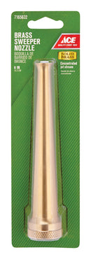 NOZZLE SWEEPER BRASS 6"
