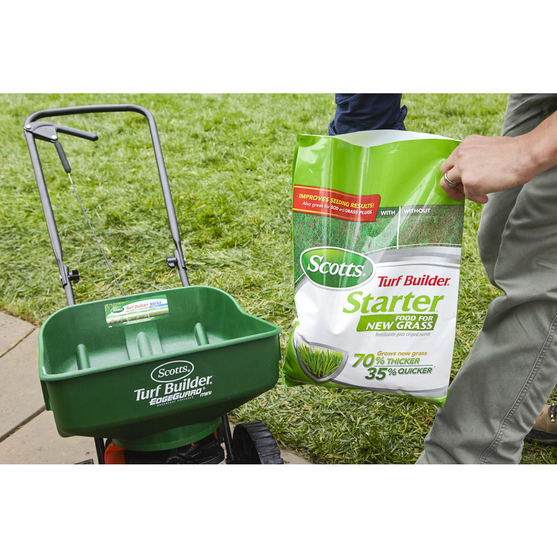 Scotts Turf Builder Lawn Starter Lawn Fertilizer For All Grasses 1000 sq ft