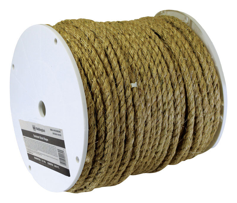 Koch 1/2 in. D X 200 ft. L Brown Twisted Sisal Rope