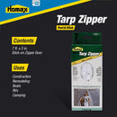 Homax CinchTite 0.25 ft. W x 7 ft. L Plastic Tarp Zipper Door Blue - Total Qty: 1