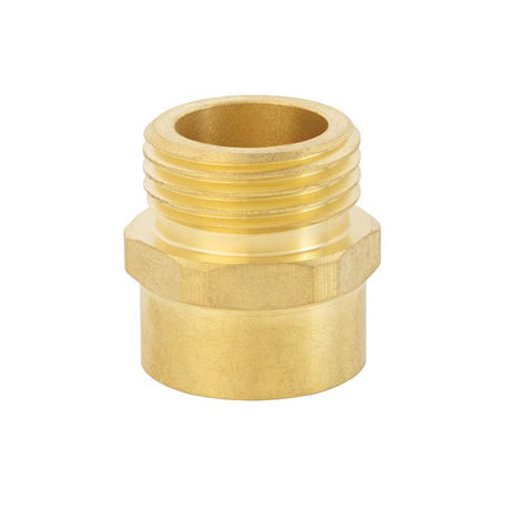 Ace 3/4 in. MHT x 3/4 in. FPT in. Brass Threaded Male/Female Hose Coupling