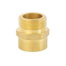 Ace 3/4 in. MHT x 3/4 in. FPT in. Brass Threaded Male/Female Hose Coupling