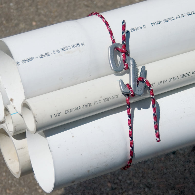 Nite Ize Figure 9 3 in. L Silver Twisted Plastic Tie-Down Rope