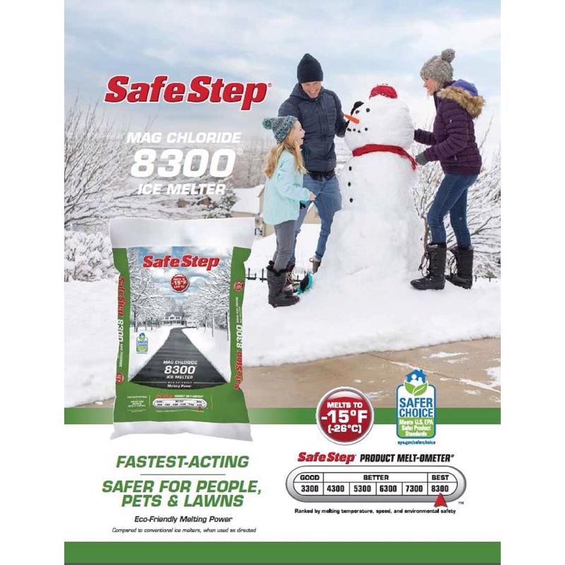 Safe Step 8300 Magnesium Chloride Pet Friendly Crystal Ice Melt 50 lb