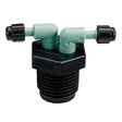 MANIFOLD 1/2"MPT 2-PORT
