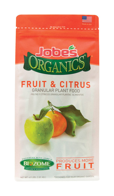Jobe's Organic Granules Fruit & Citrus Plant Food 4 lb