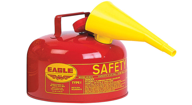 SAFETY CAN GAS MTL 2 GAL