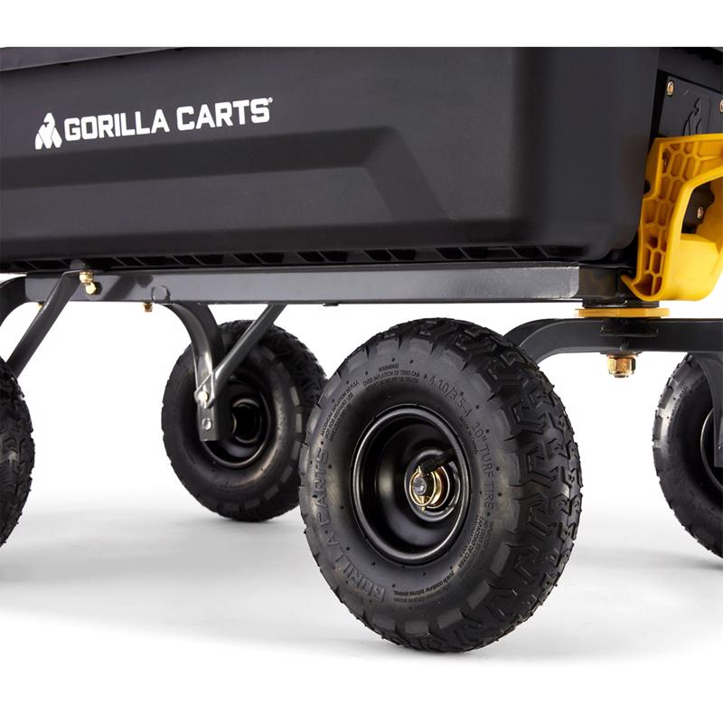 Gorilla Carts Poly Dump Cart 600 lb. cap.